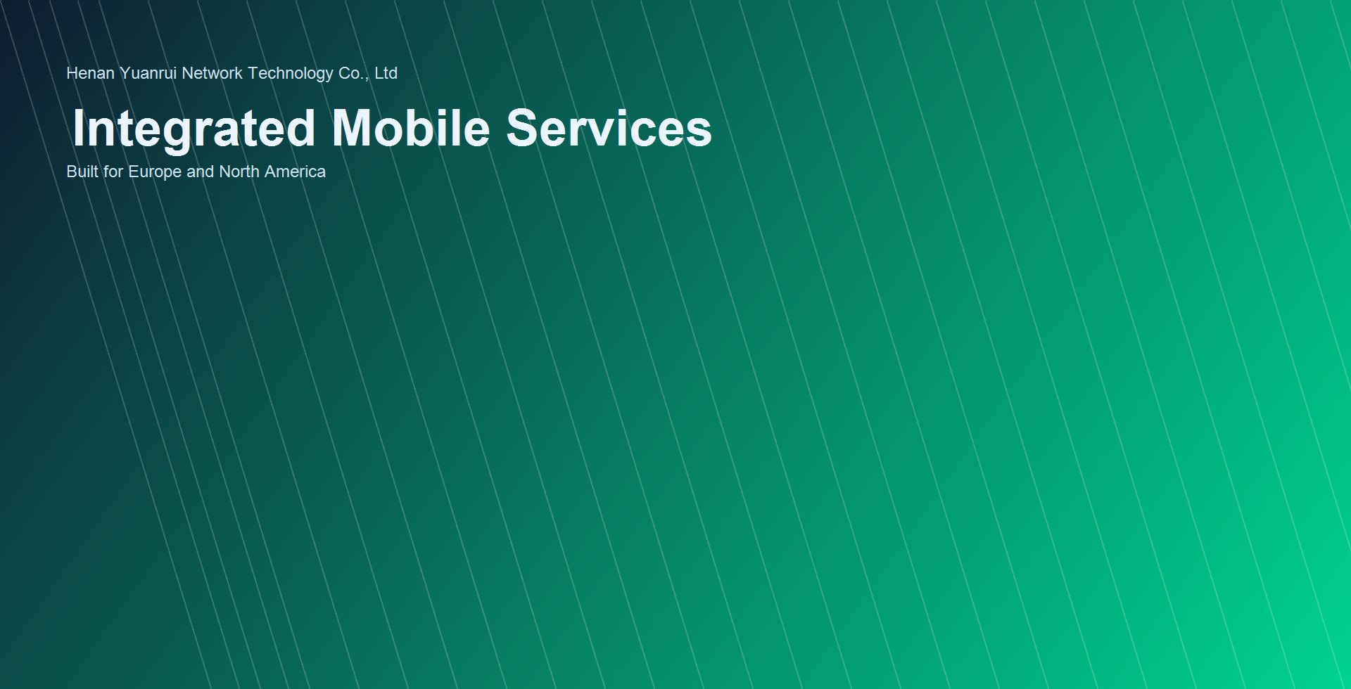 Digital service landscape